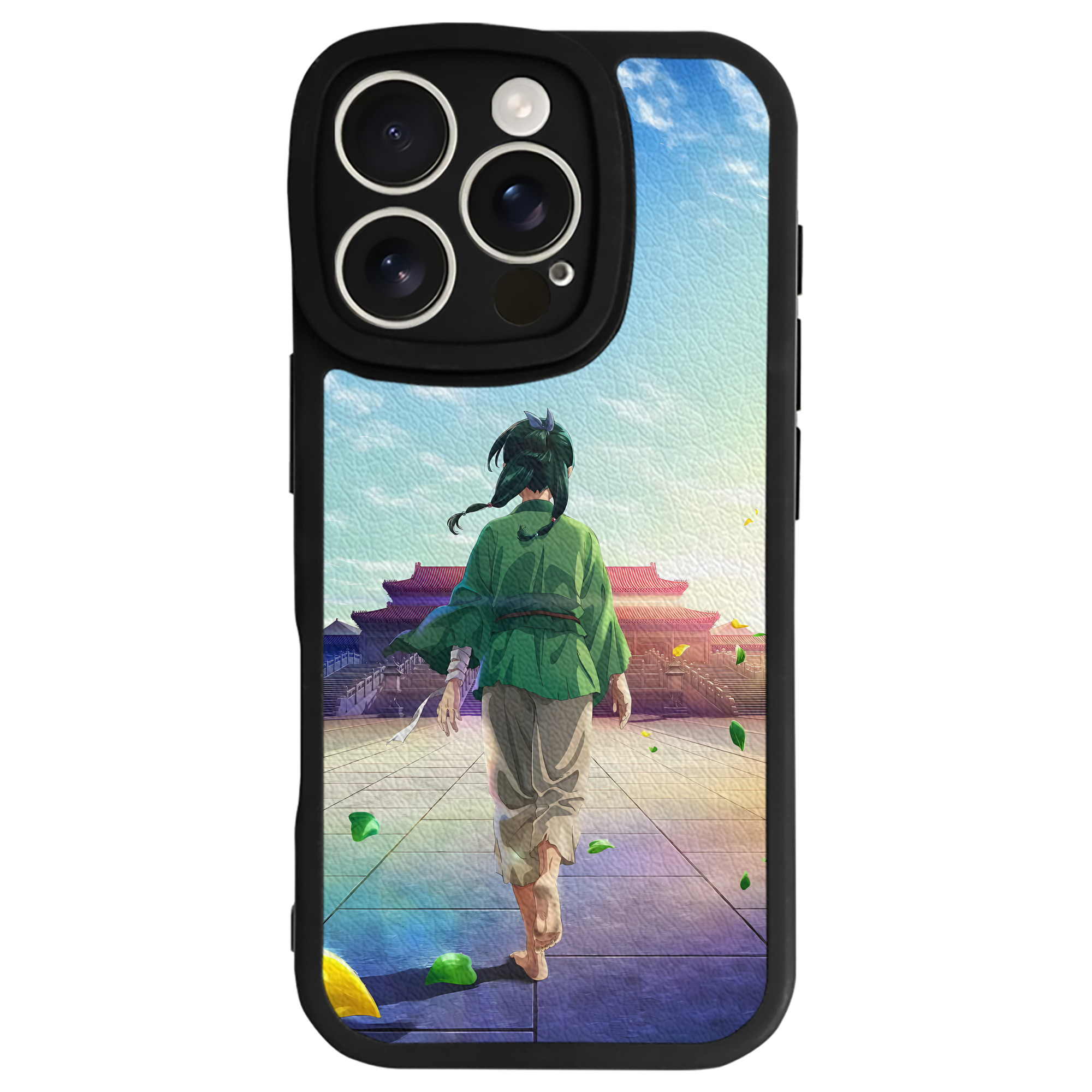 （画像用） 薬屋のひとりごと The Apothecary Diaries 【iPhone 16シリーズ対応】シリコンスマホケース（レザー調） 材質：シリコン